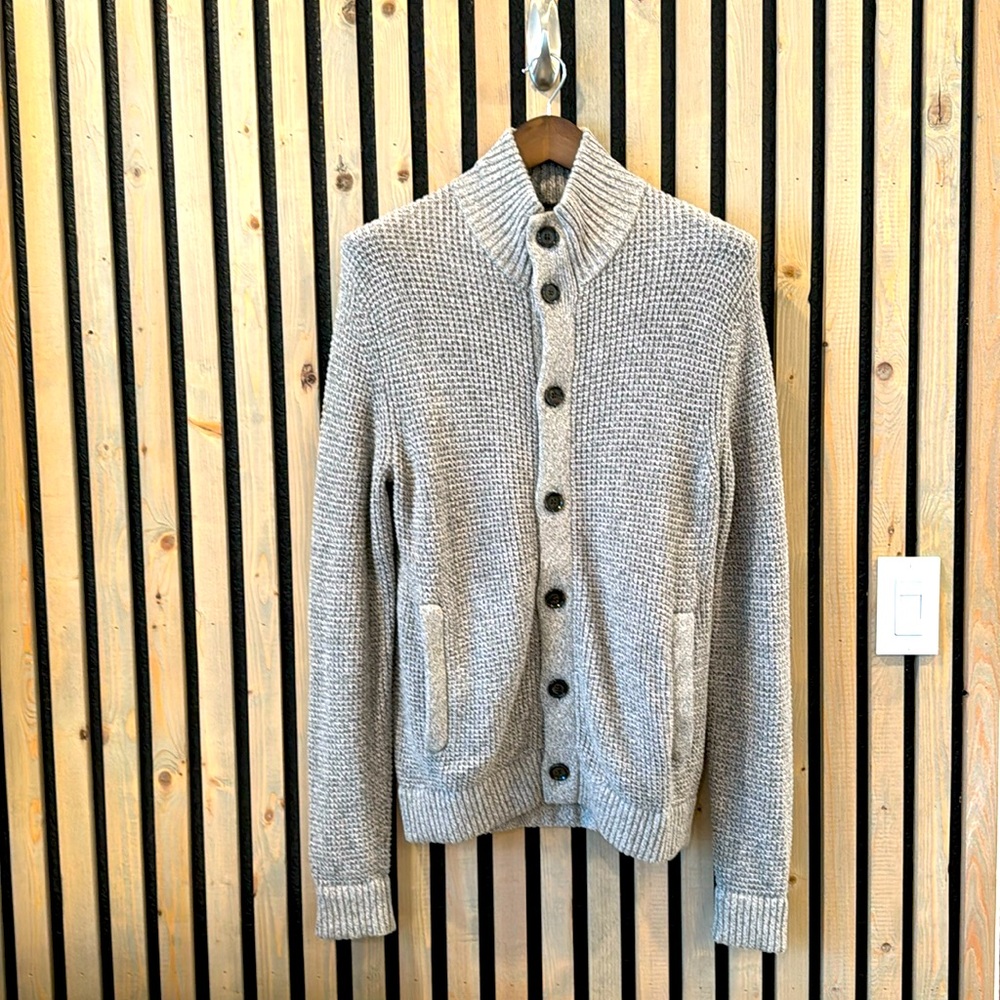 Banana Republic Waffle Cardigan - S
